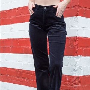 Brandy Melville blue corduroy pants